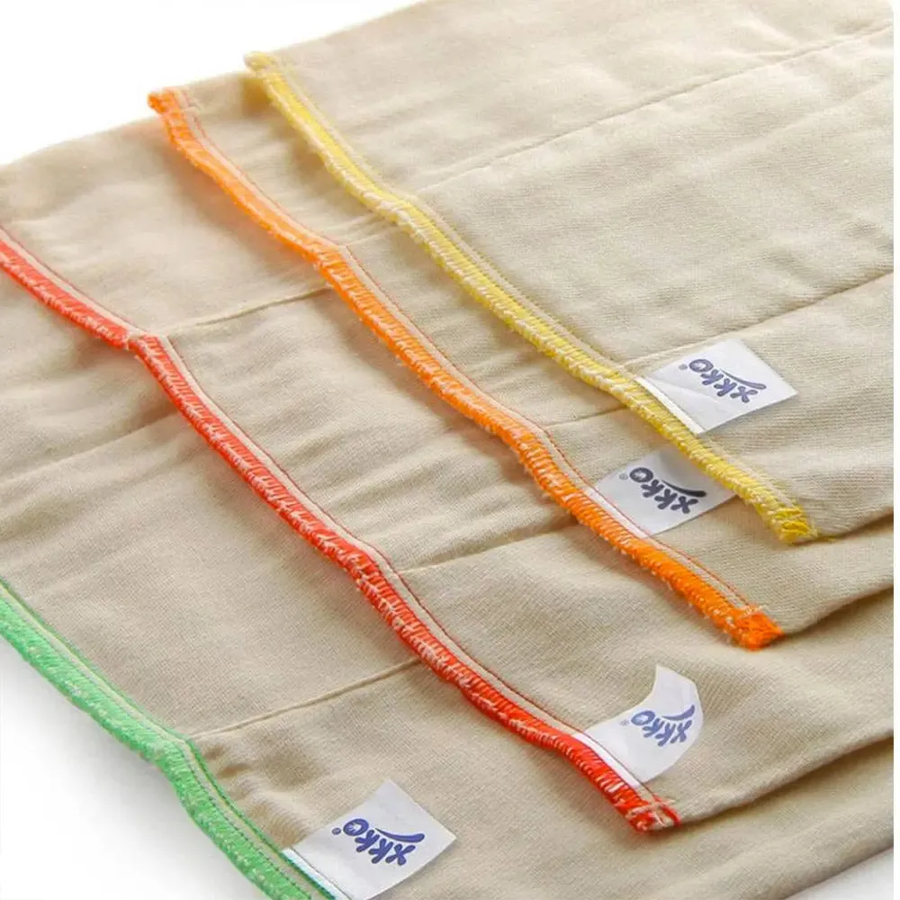 LiliNappy Xkko lot de 6 langes prépliés en coton