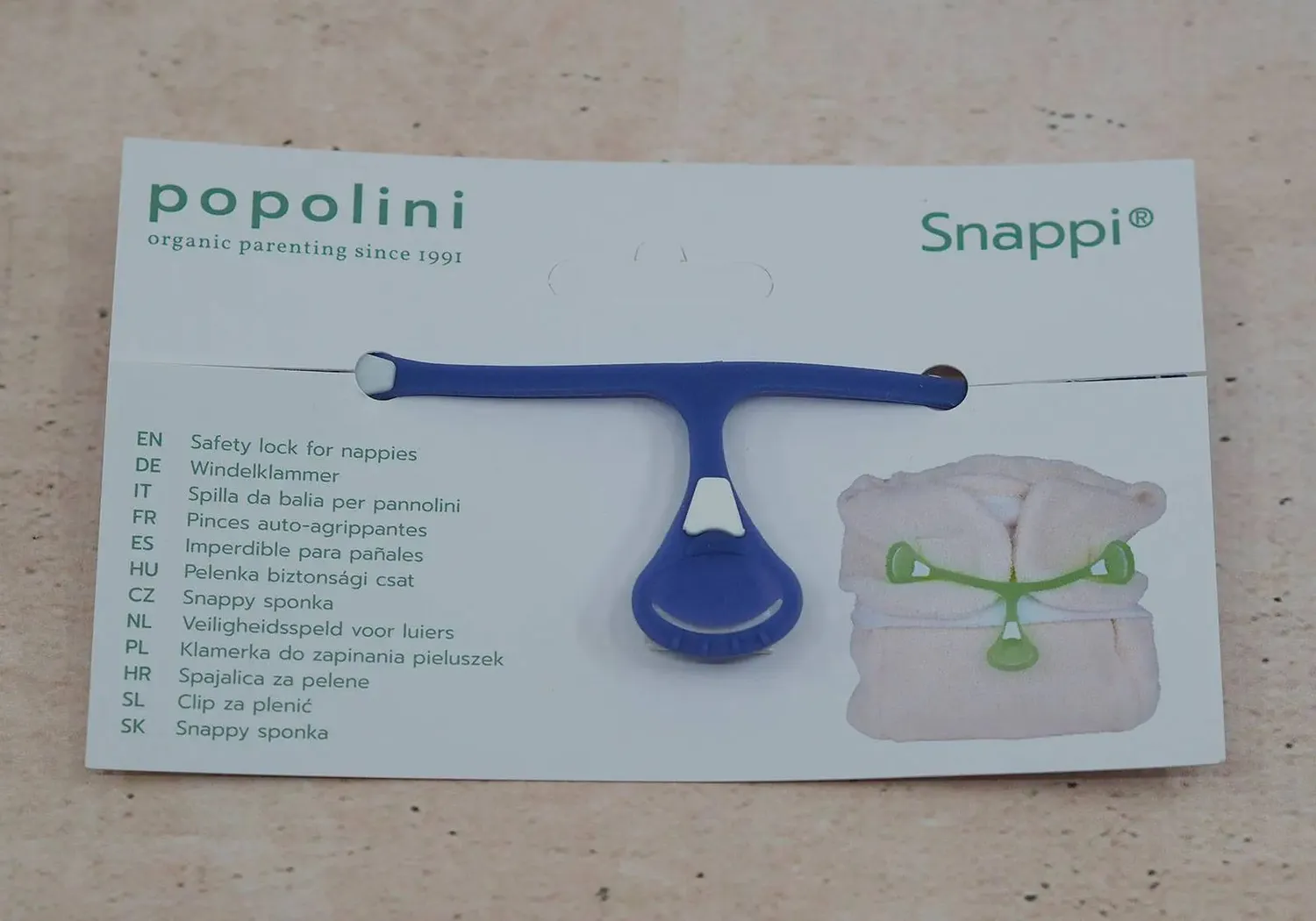 Snappi attache lange caoutchouc sécurité