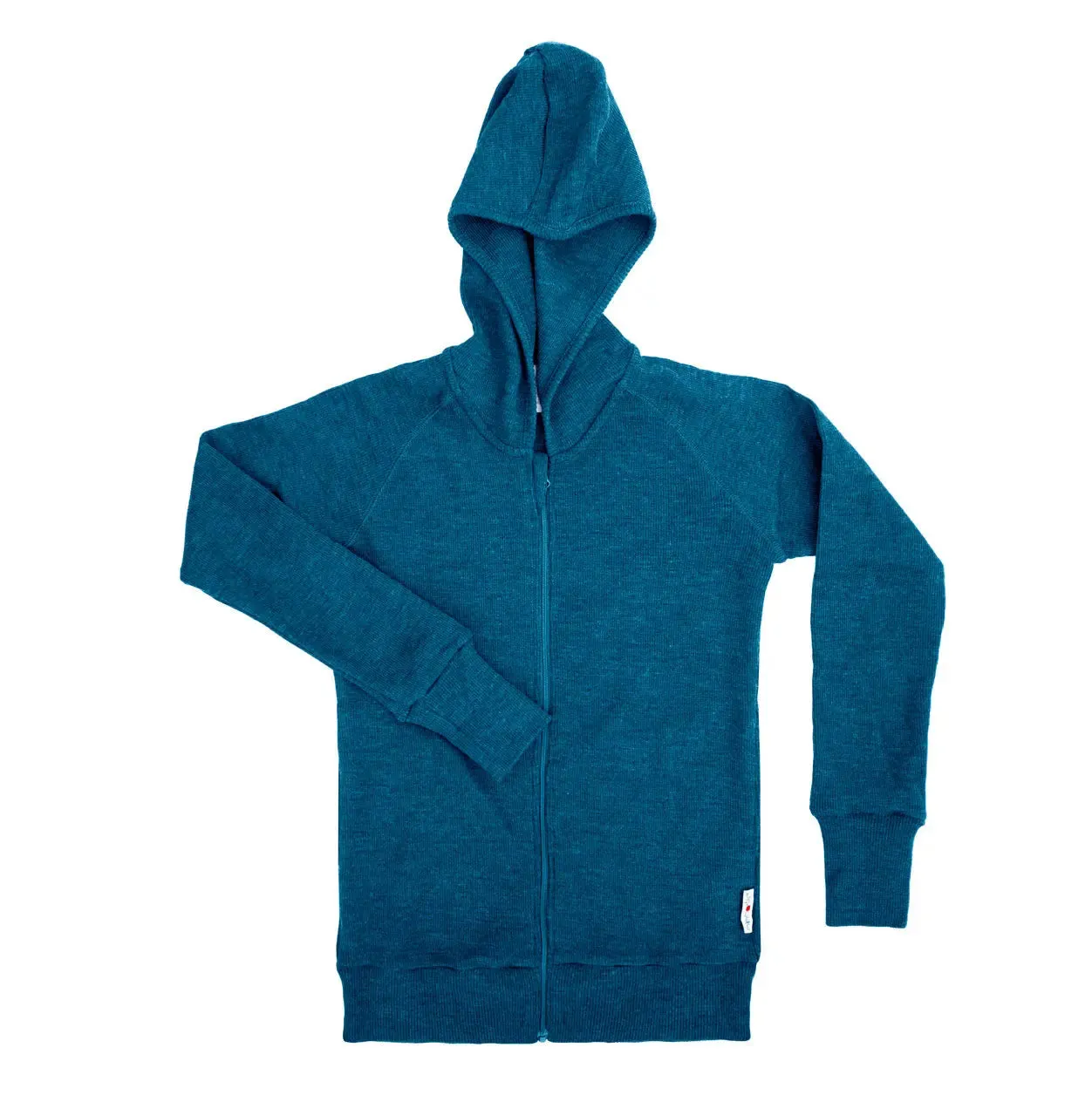Manymonths gilet zippé laine mérinos capuche