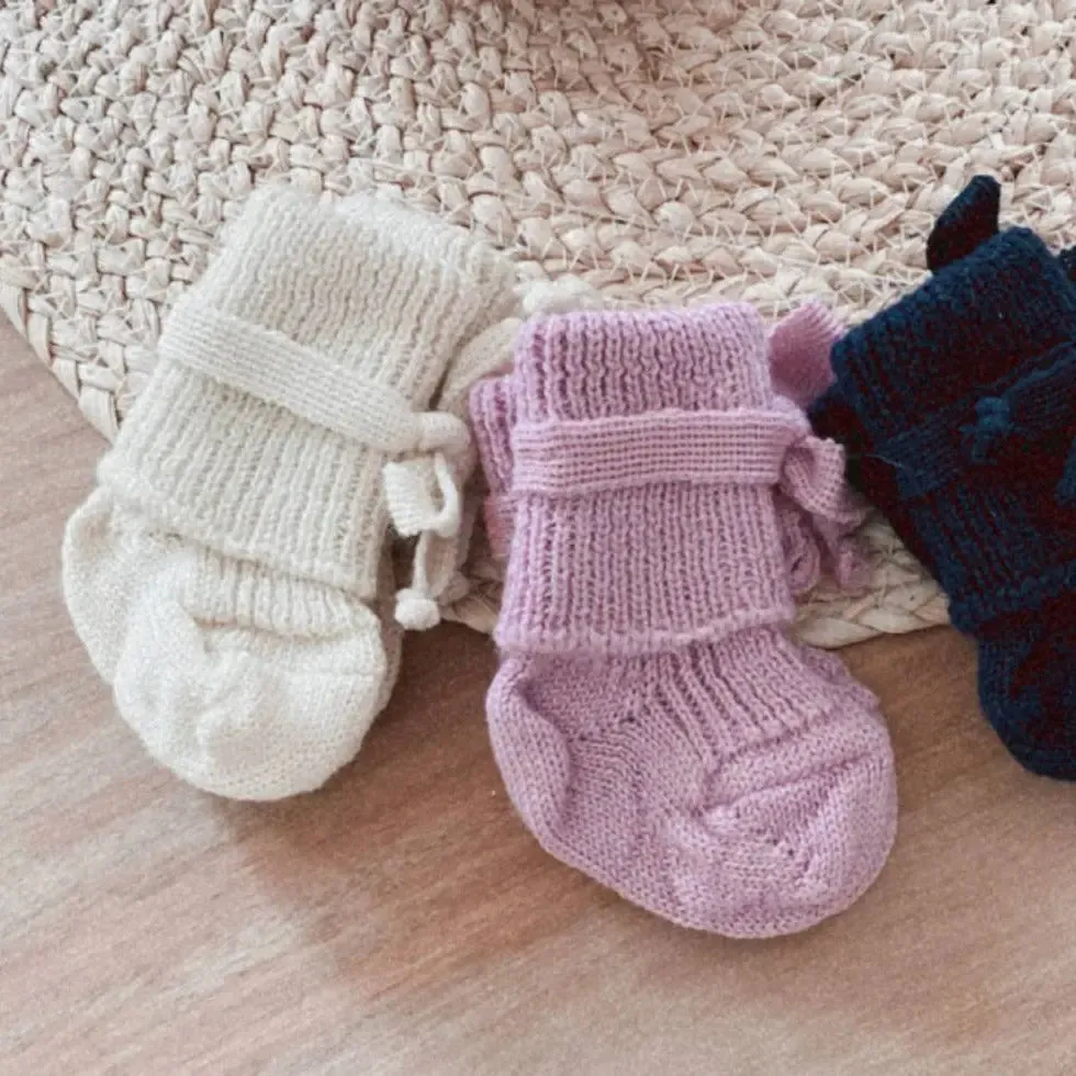 Hirsch Natur Chaussettes Pure Laine Nouveau-né