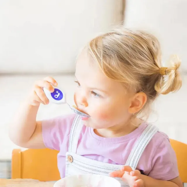 doddl Set 2 Couverts Enfant Ergonomiques Indigo 1-5 ans