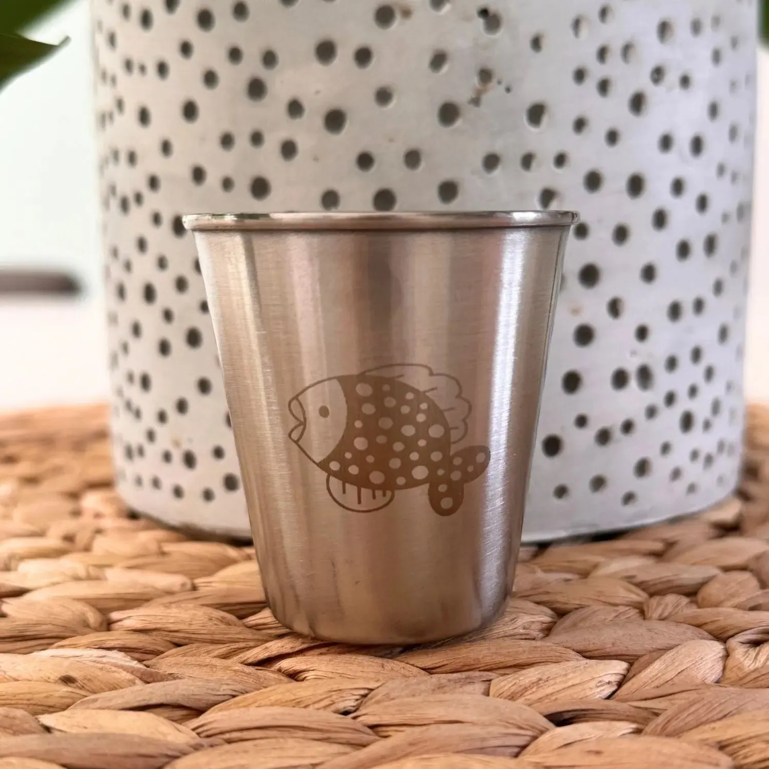 Joli Monde Mini timbale inox bébé