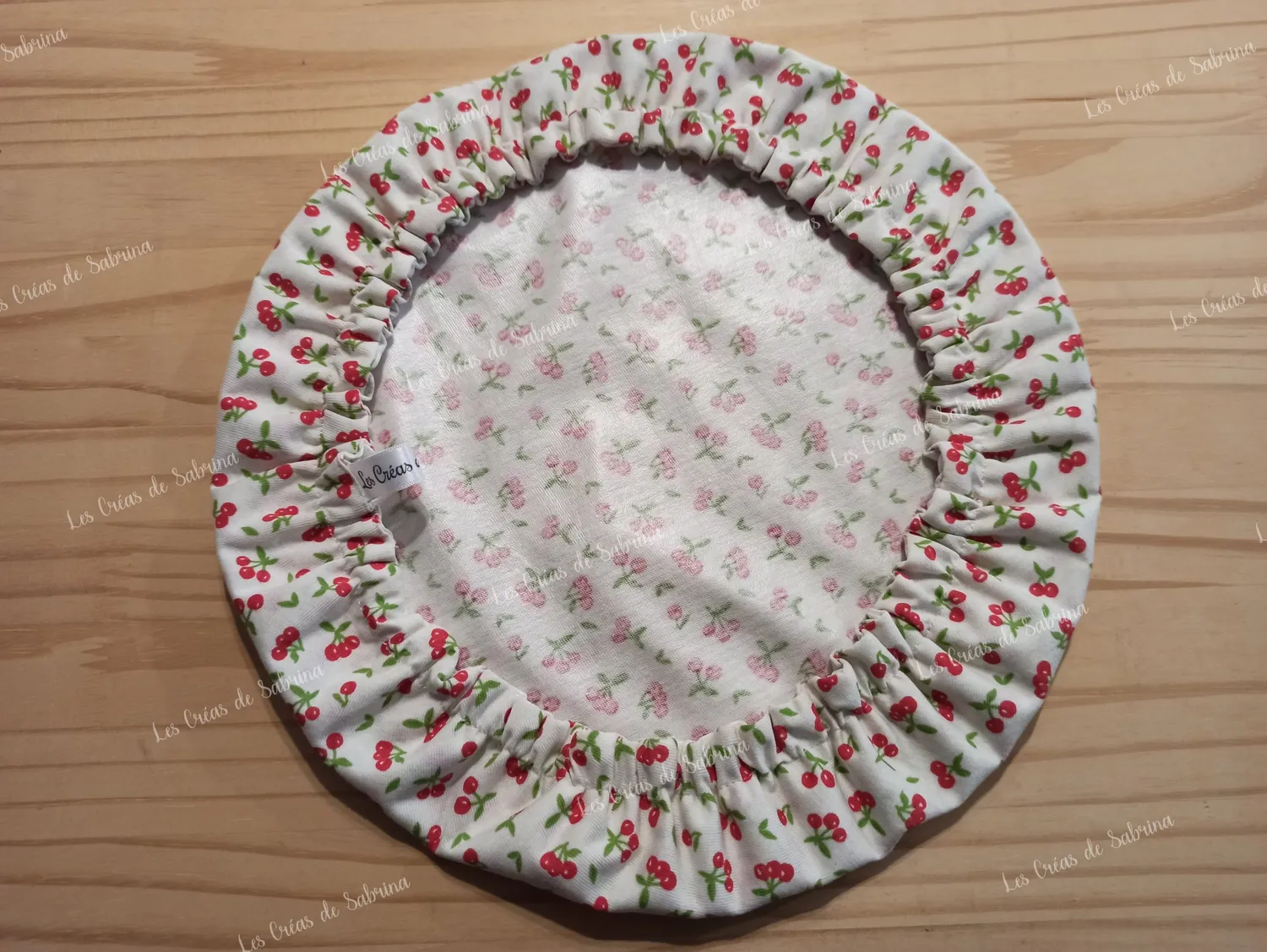 Les Créas de Sabrina Lot de 3 charlottes à plat Cerises