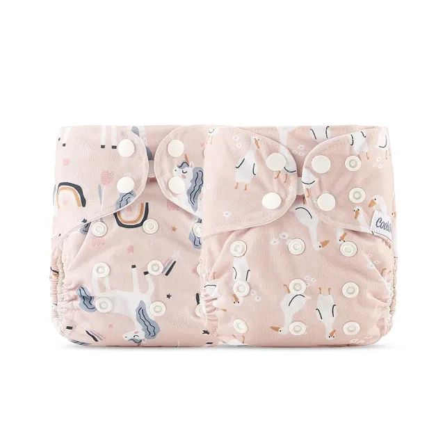 Ecobubs Newborn Couche Lavable Nouveau-né Lot de 2