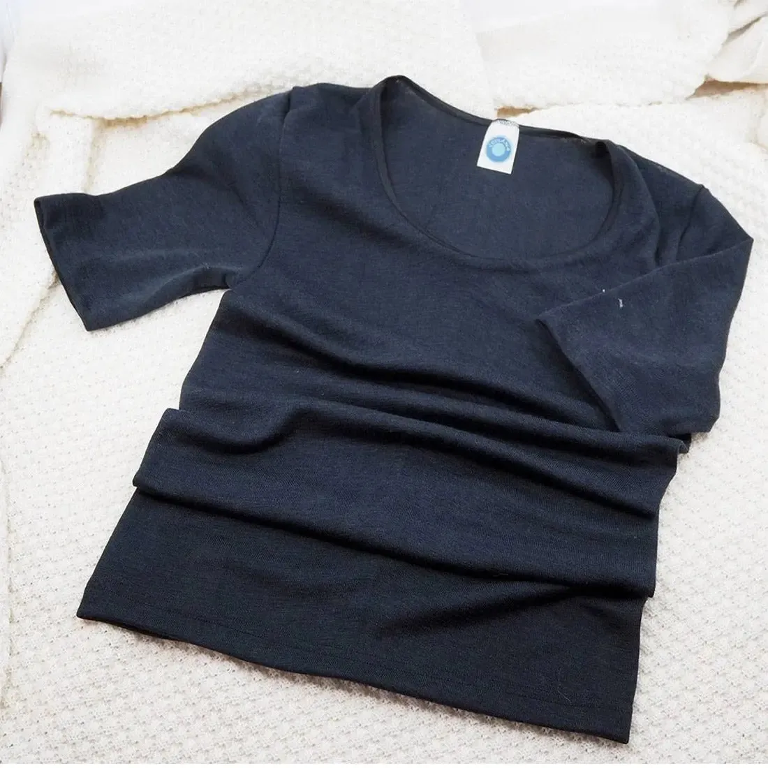 Cosilana t-shirt manches courtes femme laine soie