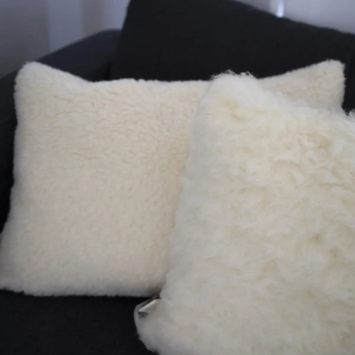 Saling housse coussin pure laine vierge