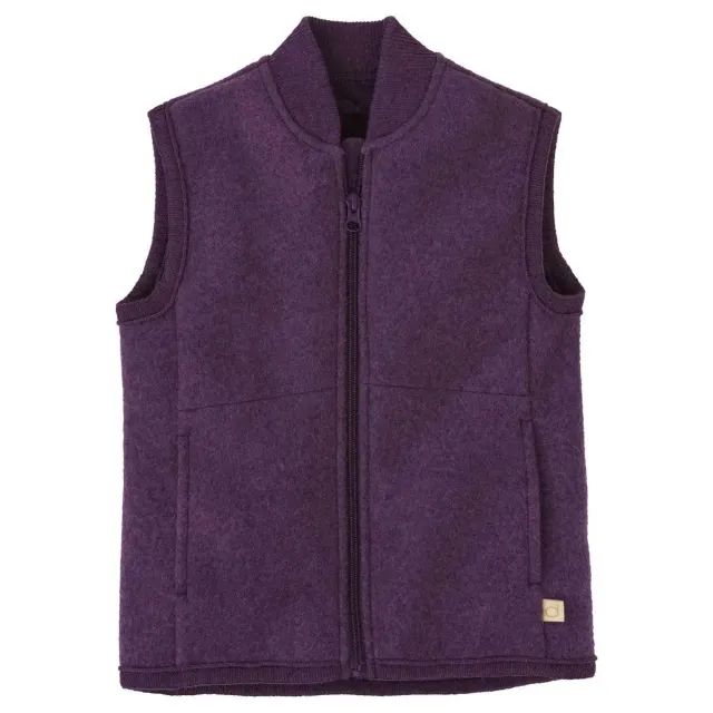 Disana veste sans manches laine bouillie bio chaude