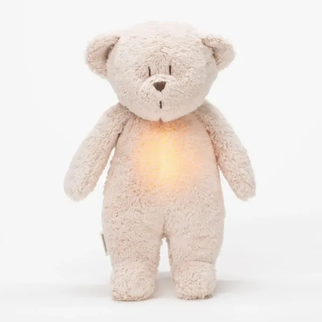Moonie peluche bruit rose bébé coton bio