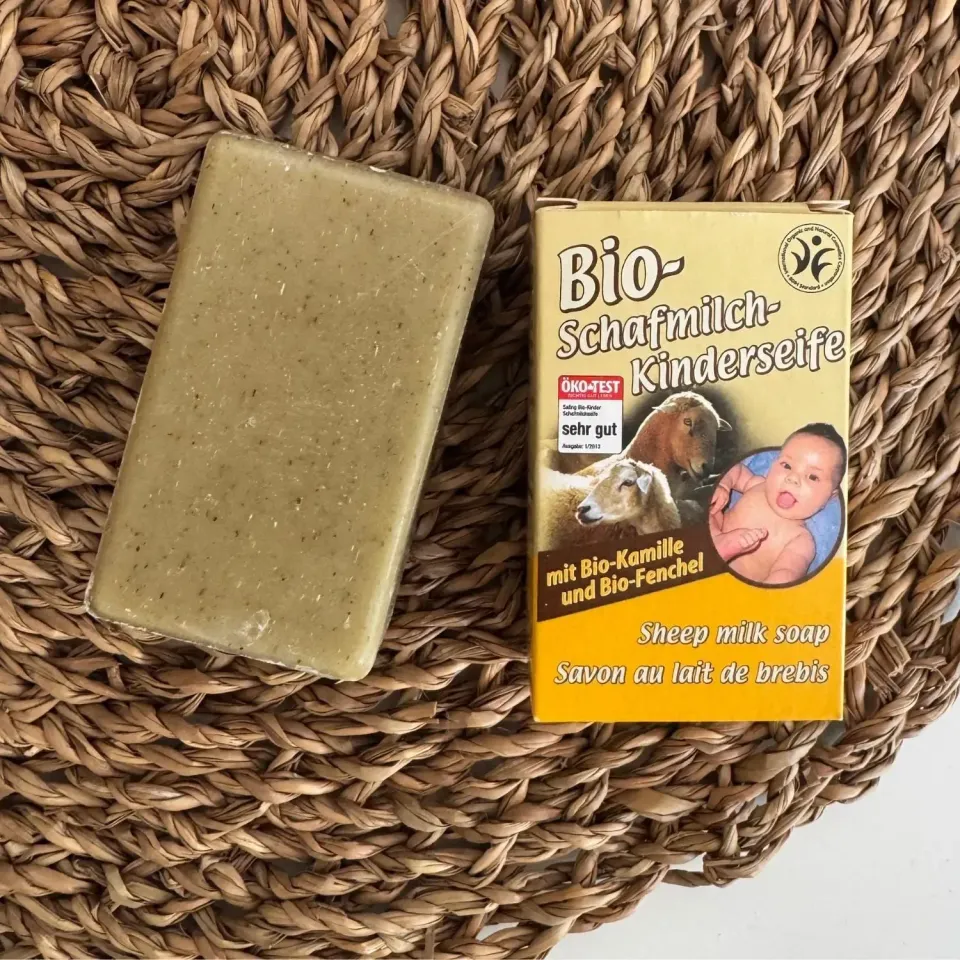 Saling lait brebis bio savon enfant peaux sensibles