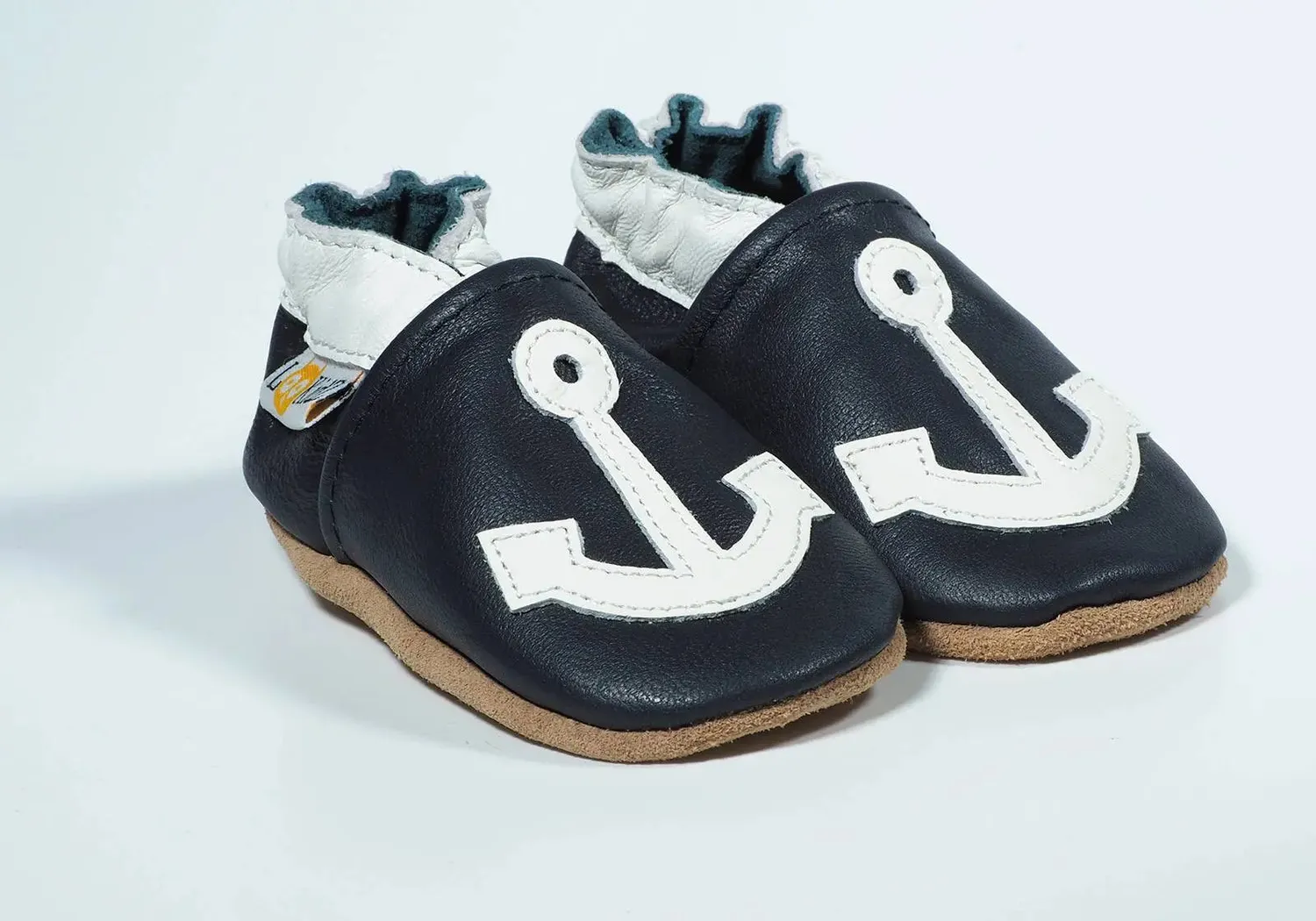 Lookidz chaussons cuir souple bébé