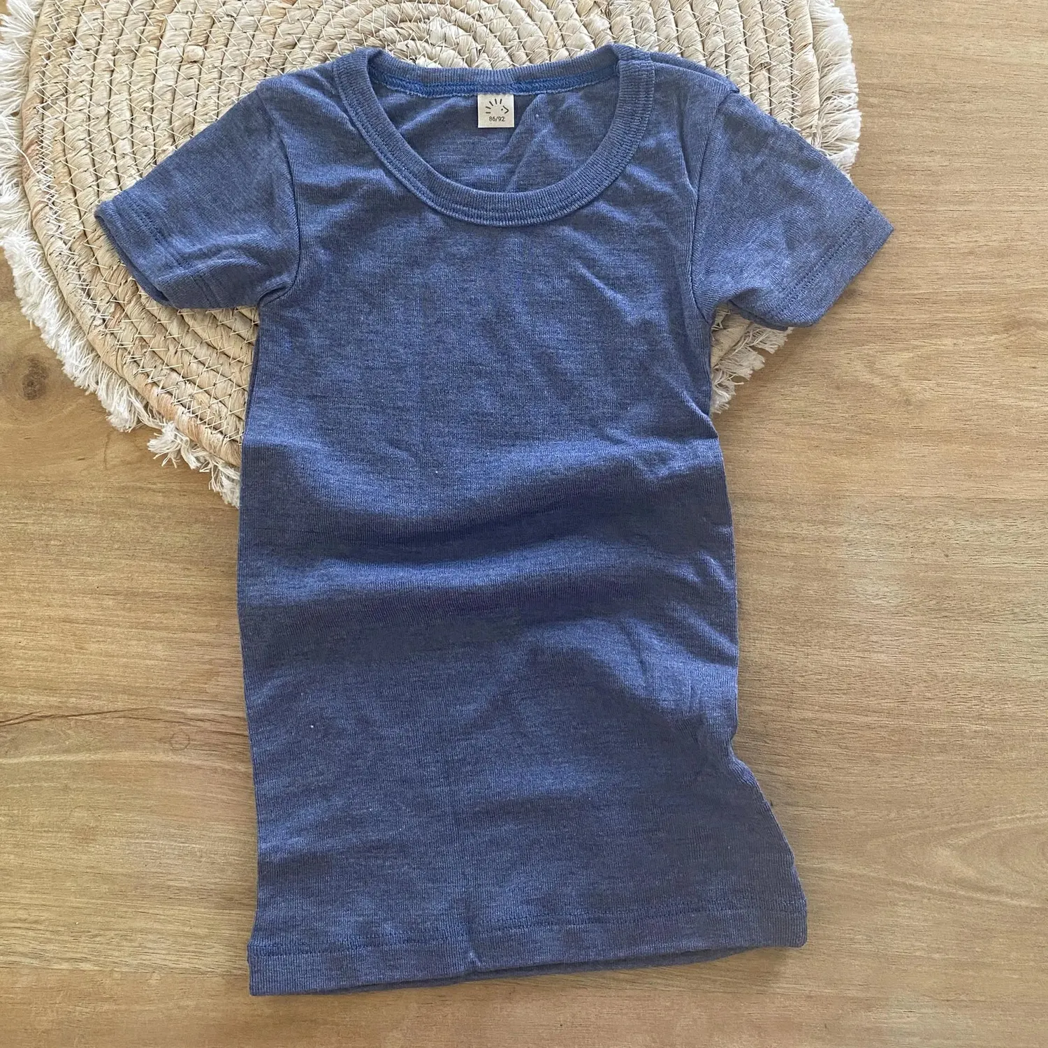 Popolini tee-shirt manches courtes laine & soie