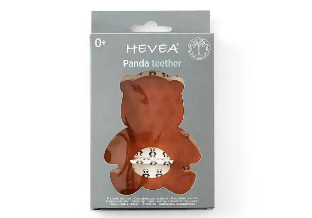 Hévéa Panda anneau de dentition caoutchouc 8 cm