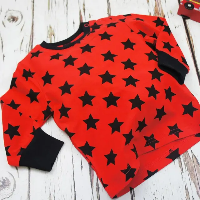 Blade & Rose Top Manches Longues Étoiles Noires Bébé 24-36 mois