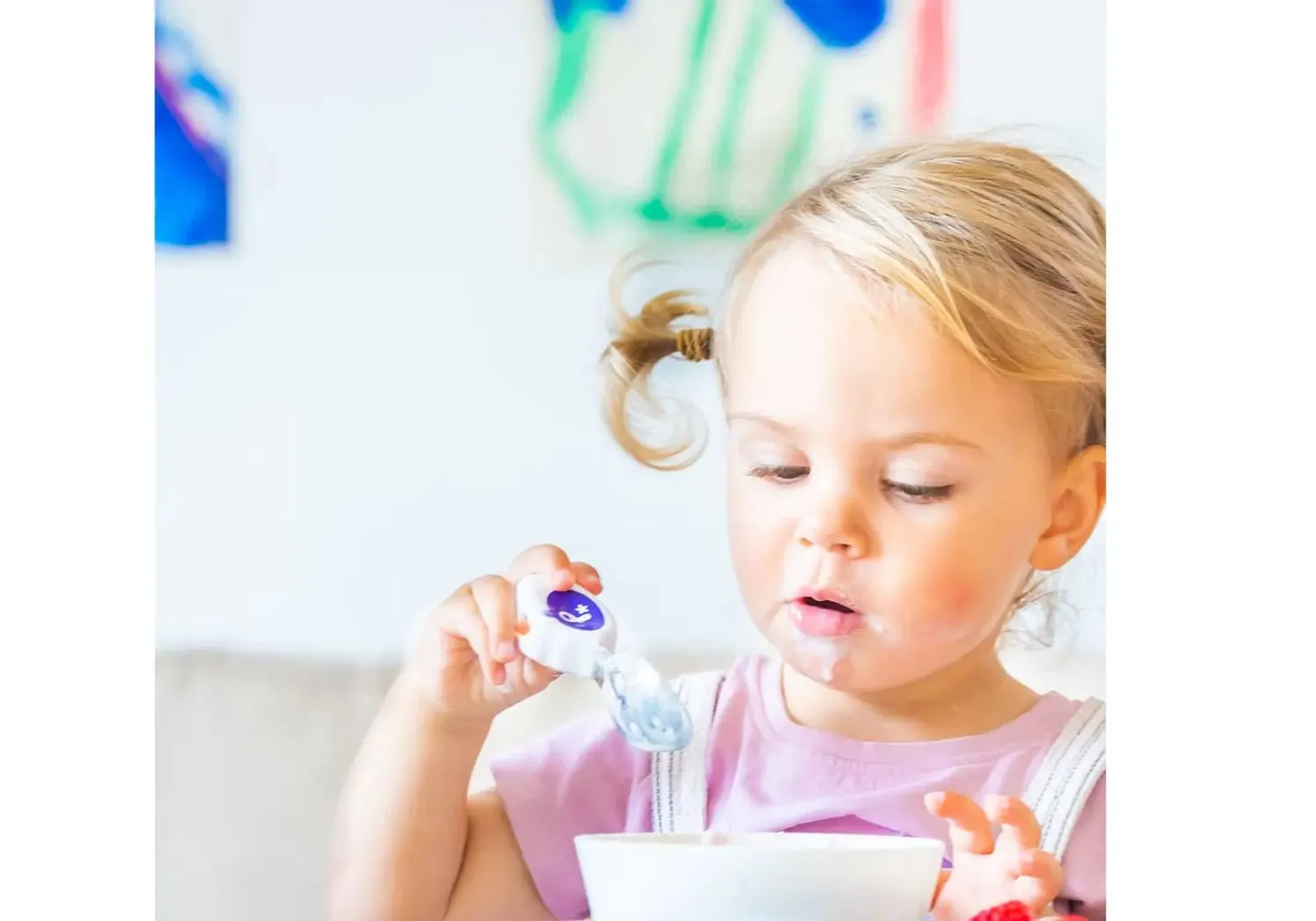 doddl Set 2 Couverts Enfant Ergonomiques Indigo 1-5 ans
