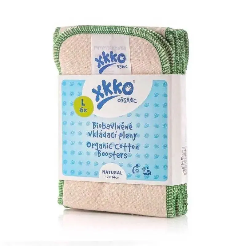 XKKO lot 6 doublures coton bio ultra absorbantes