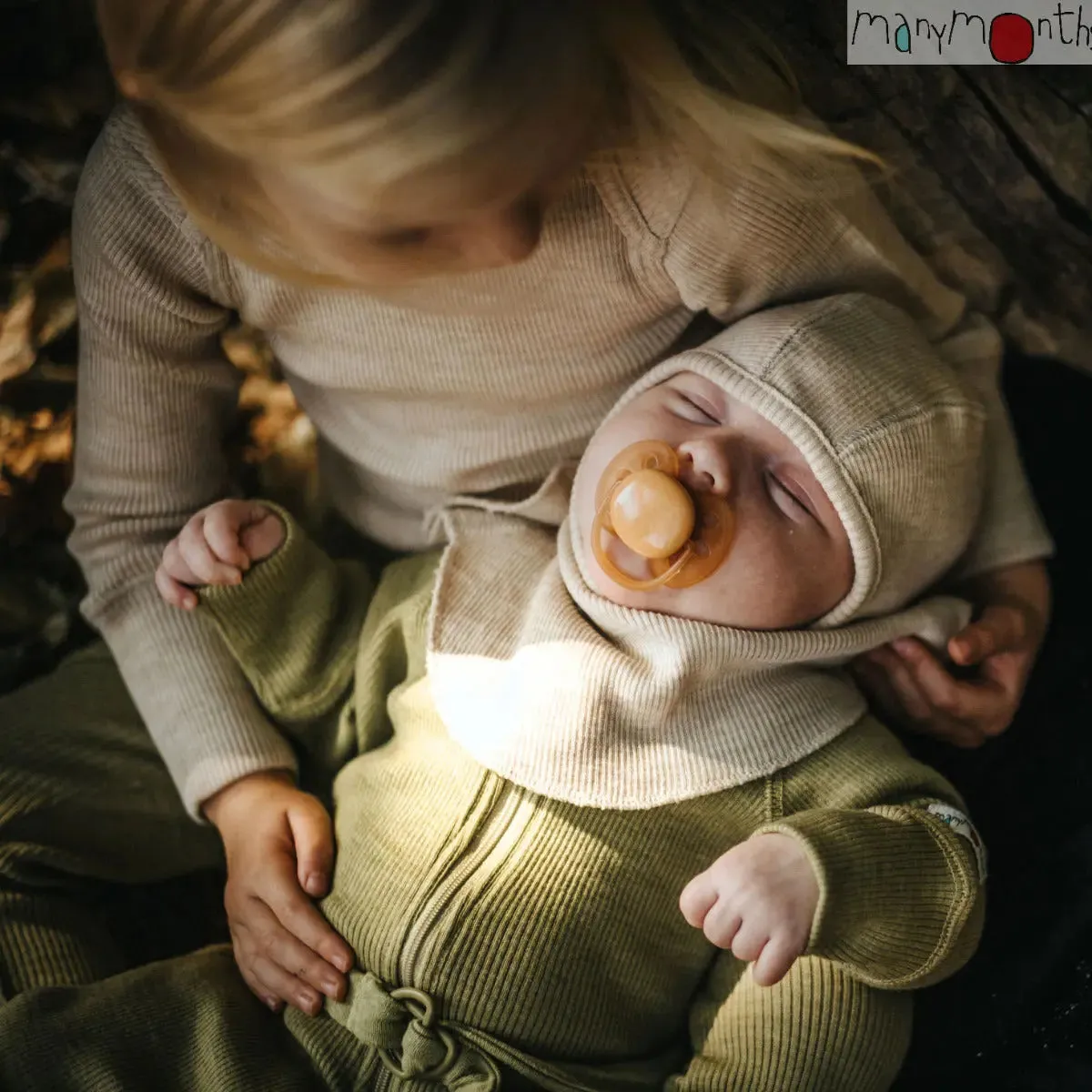 ManyMonths cagoule bébé laine mérinos