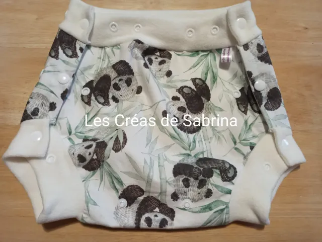 Les Créas de Sabrina shorty imperméable évolutif couches lavables