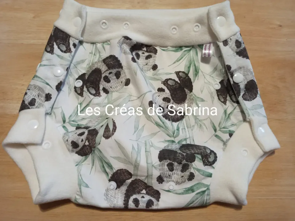 Les Créas de Sabrina shorty imperméable évolutif couches lavables
