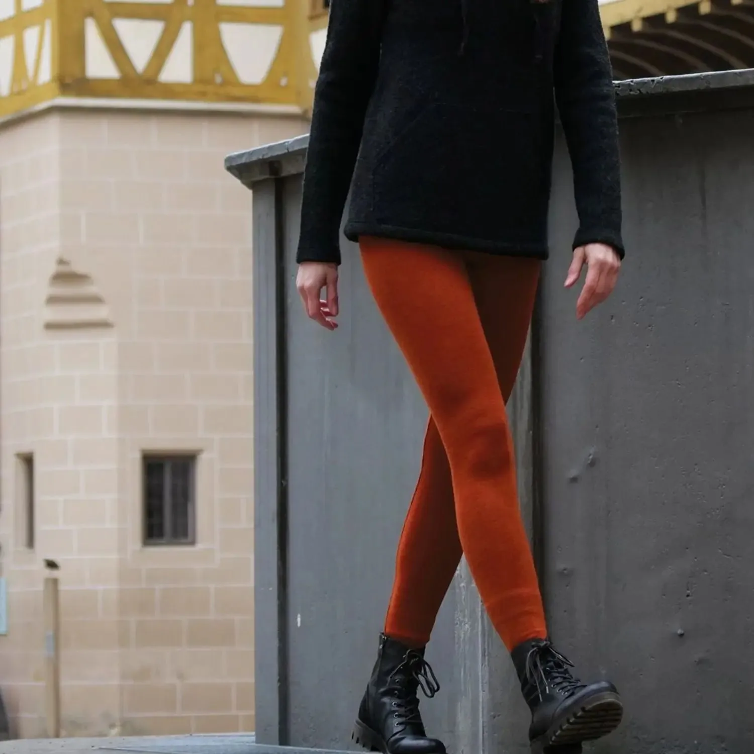 Reiff legging femme laine bio