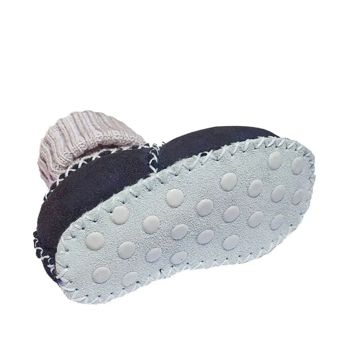 Fellhof Balu chaussons bébé peau d'agneau antidérapants