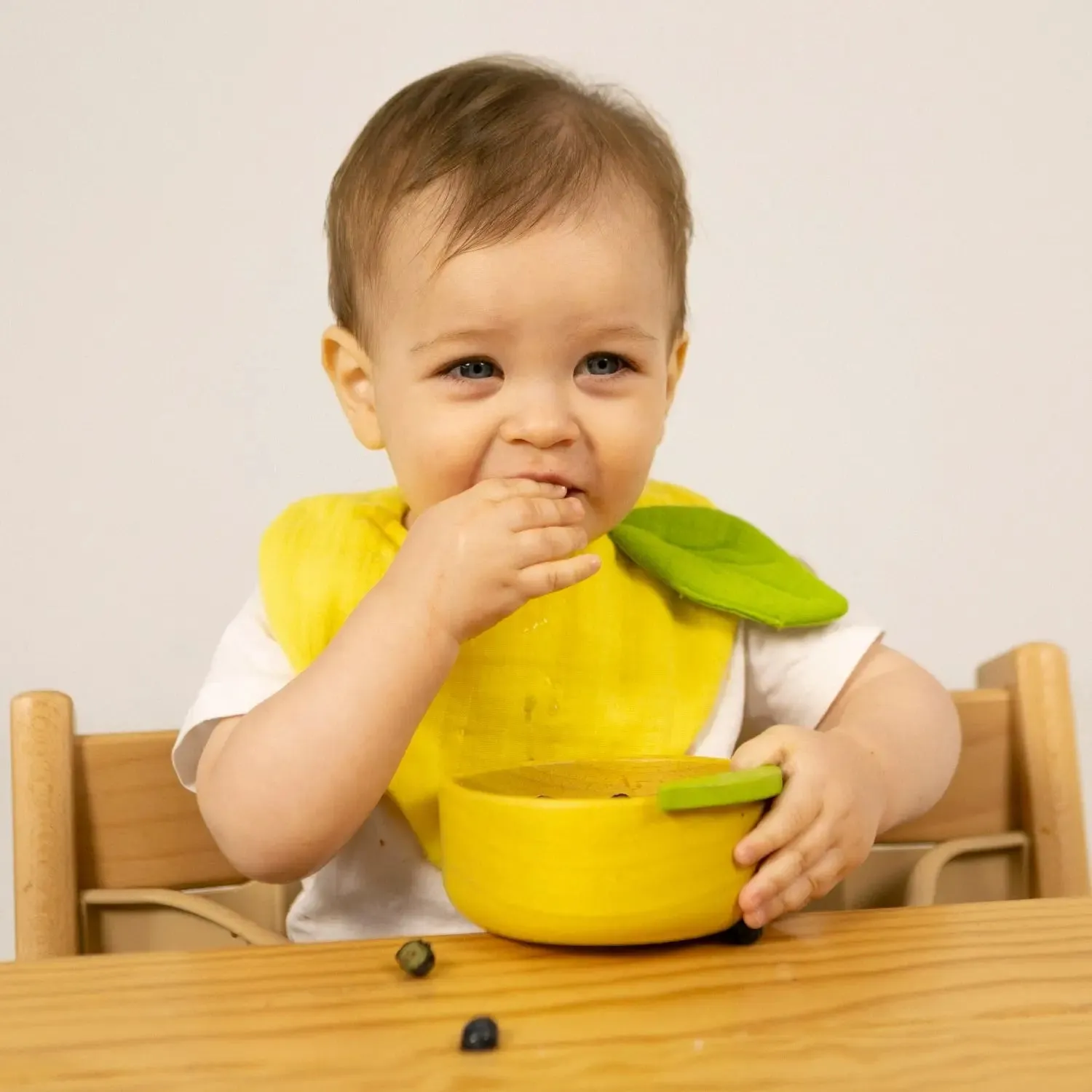 Oli & Carol set repas bébé bois bol cuillère