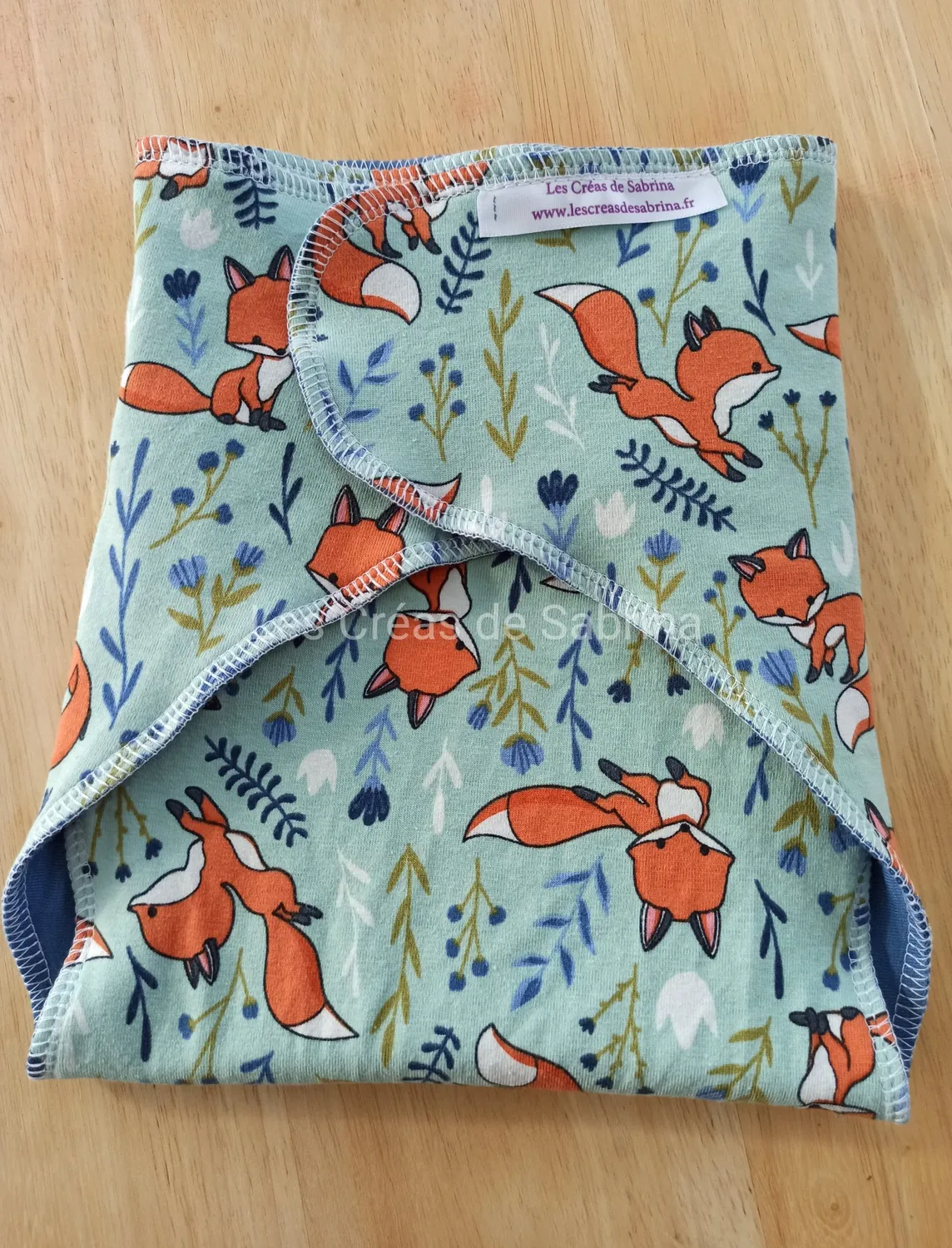 Les Créas de Sabrina couche lavable contour coton