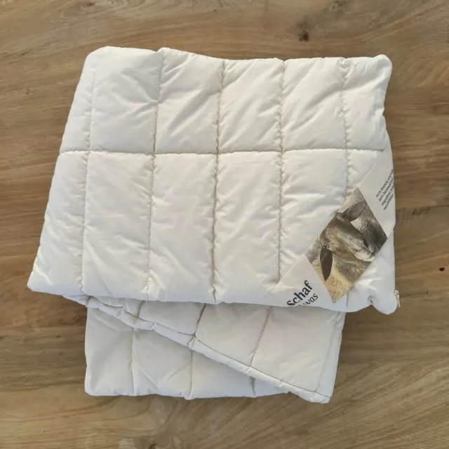 Sassoupi housse matelassée coton laine 35x140 naturel