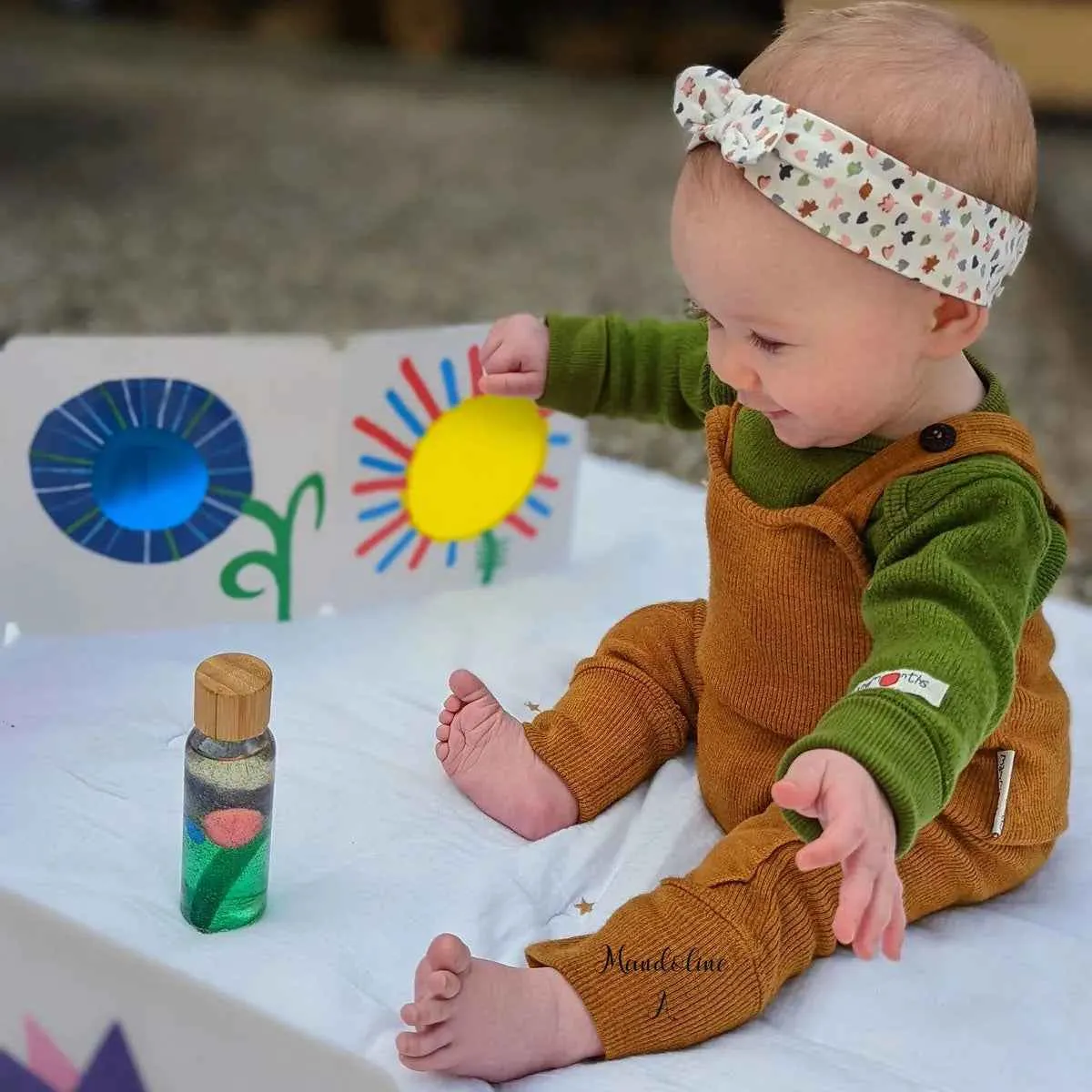 ManyMonths combinaison bébé sans manches laine évolutive
