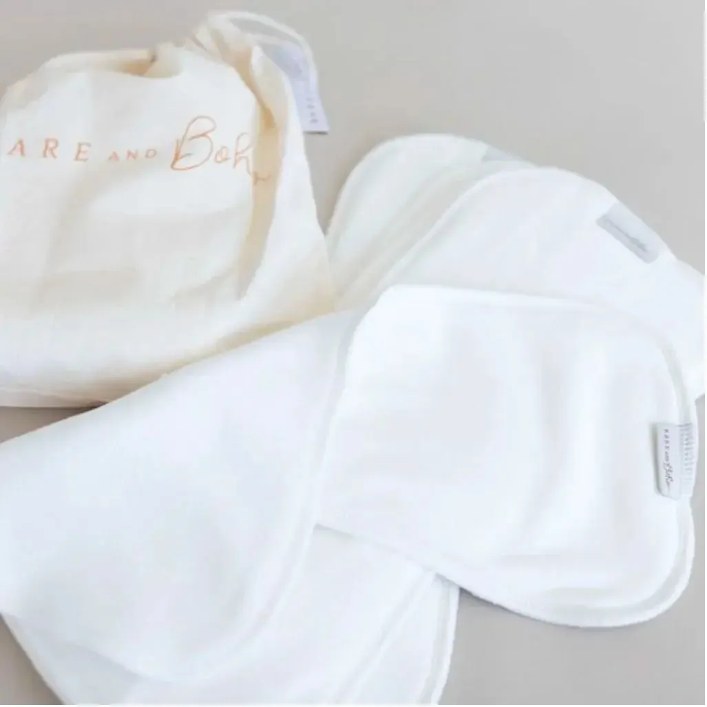 Bare & Boho Naissance doublure bambou-coton ultra-absorbante