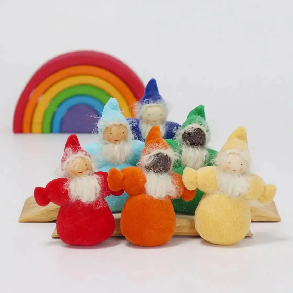 LiliNappy Grimm's Rainbow poupées lutins 6 pièces
