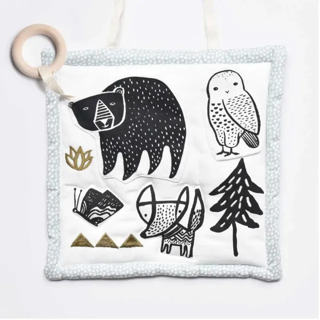 Wee Gallery tapis d'éveil coton bio 30x30 cm