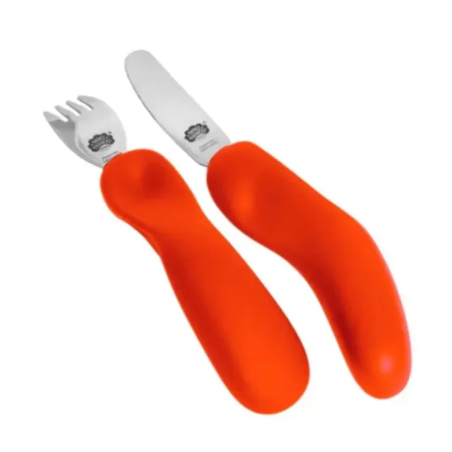 Nana's Manners Stage 3 couverts enfant orange