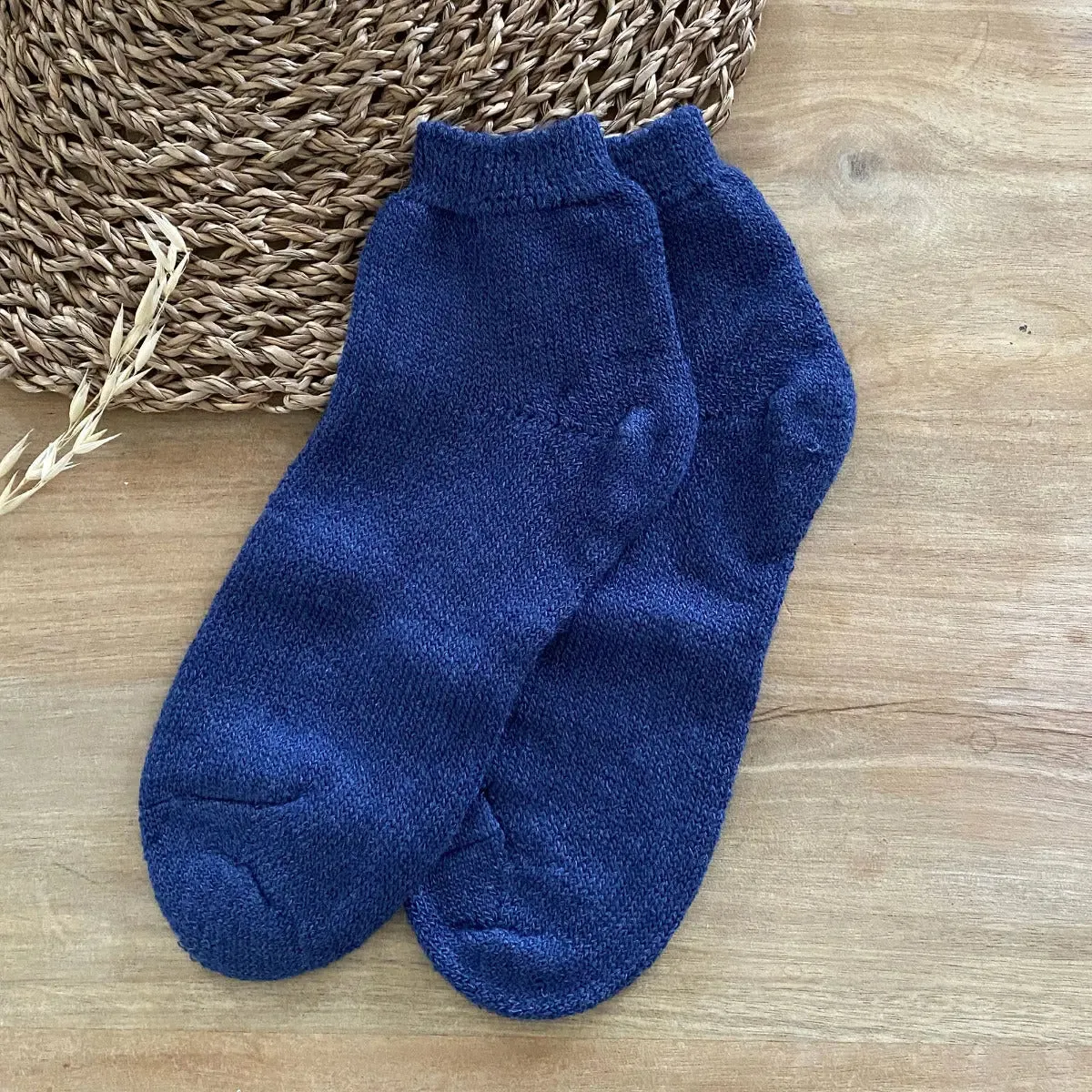 LiliNappy Hirsch Natur EliaYoga chaussettes femme laine et soie