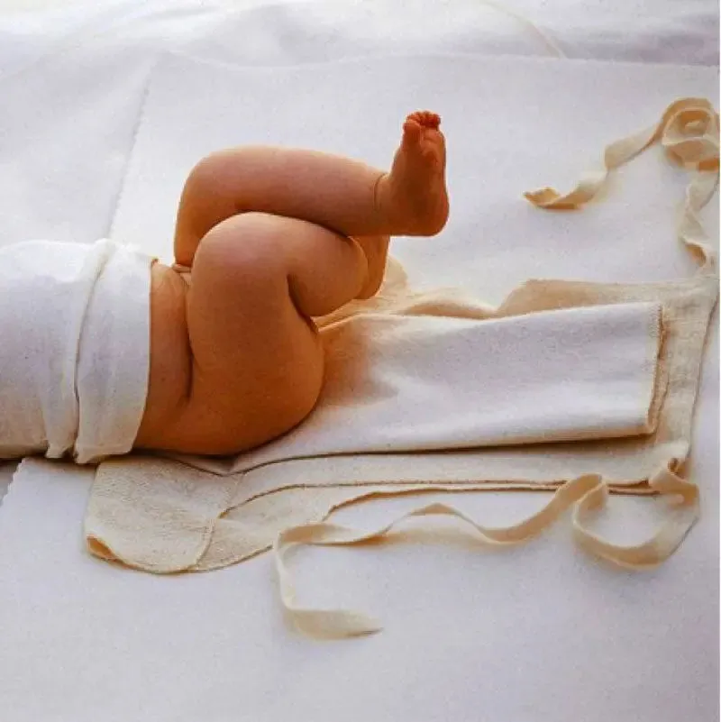 Disana lange tricoté à nouer coton bio couche lavable