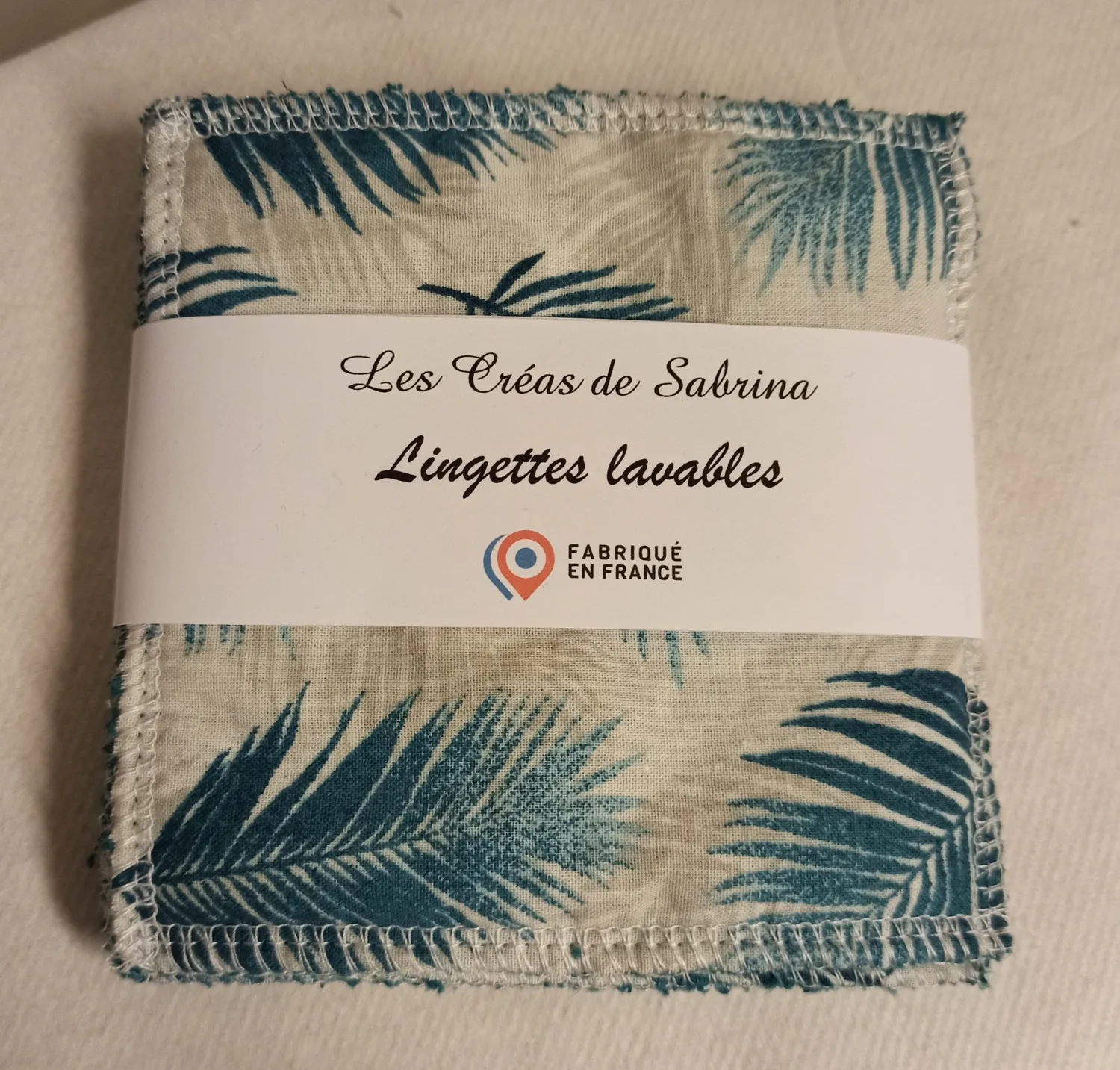 Les Créas de Sabrina lingettes lavables coton