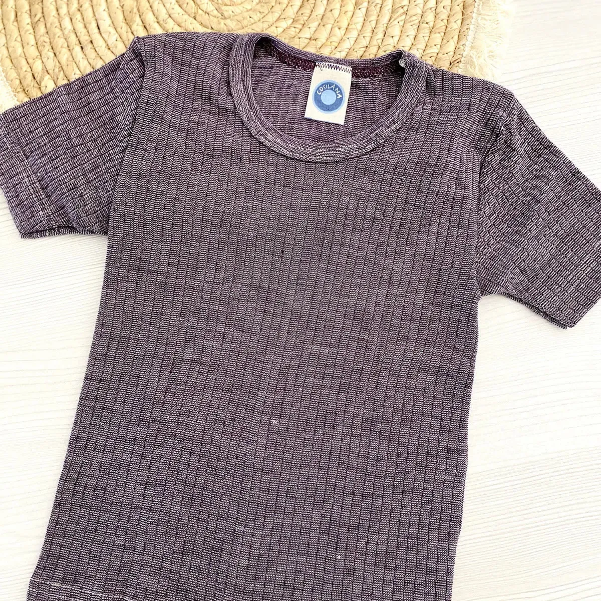 Cosilana tee-shirt manches courtes laine soie coton bio
