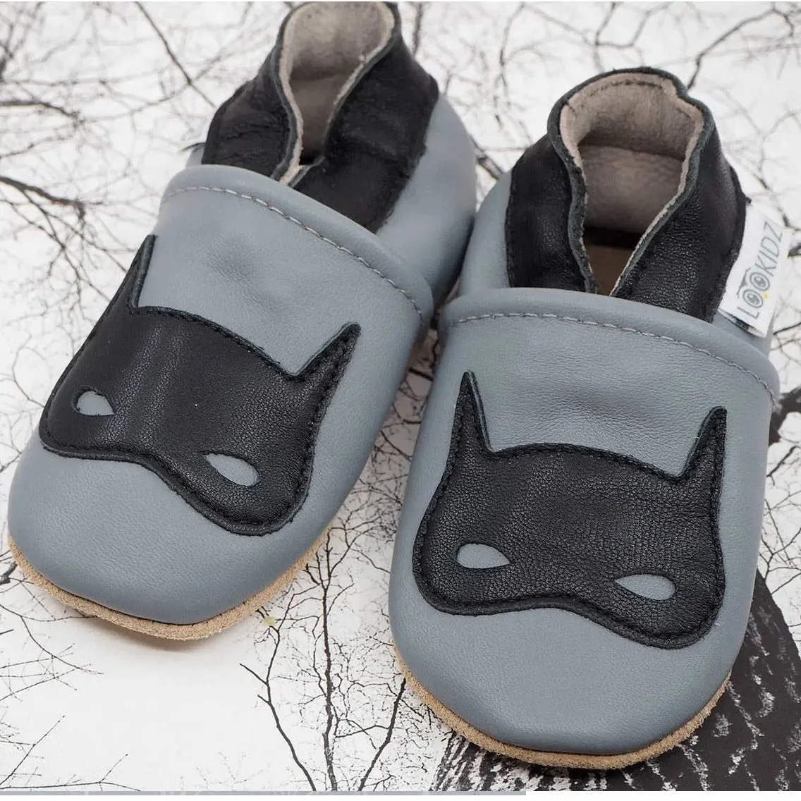 Lookidz chaussons cuir souple bébé 0-6 mois