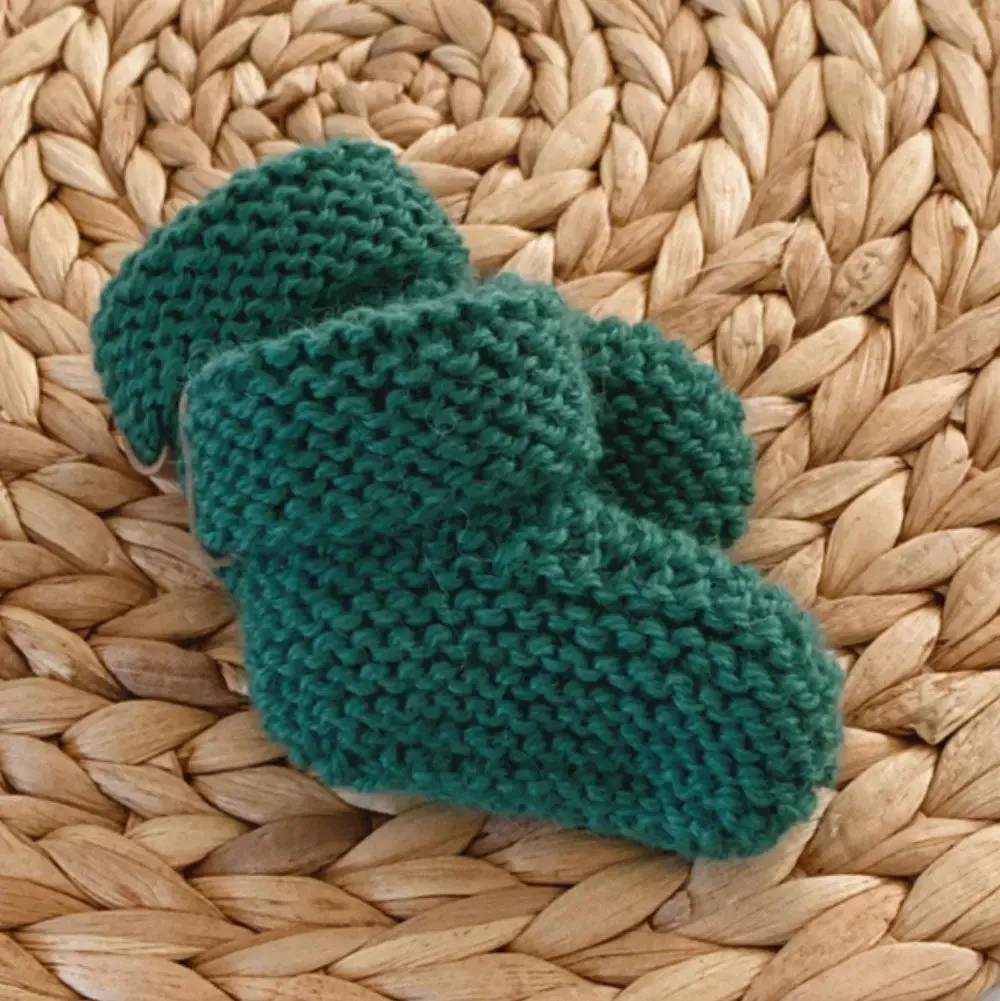 SMA Chaussons tricotés bébé laine