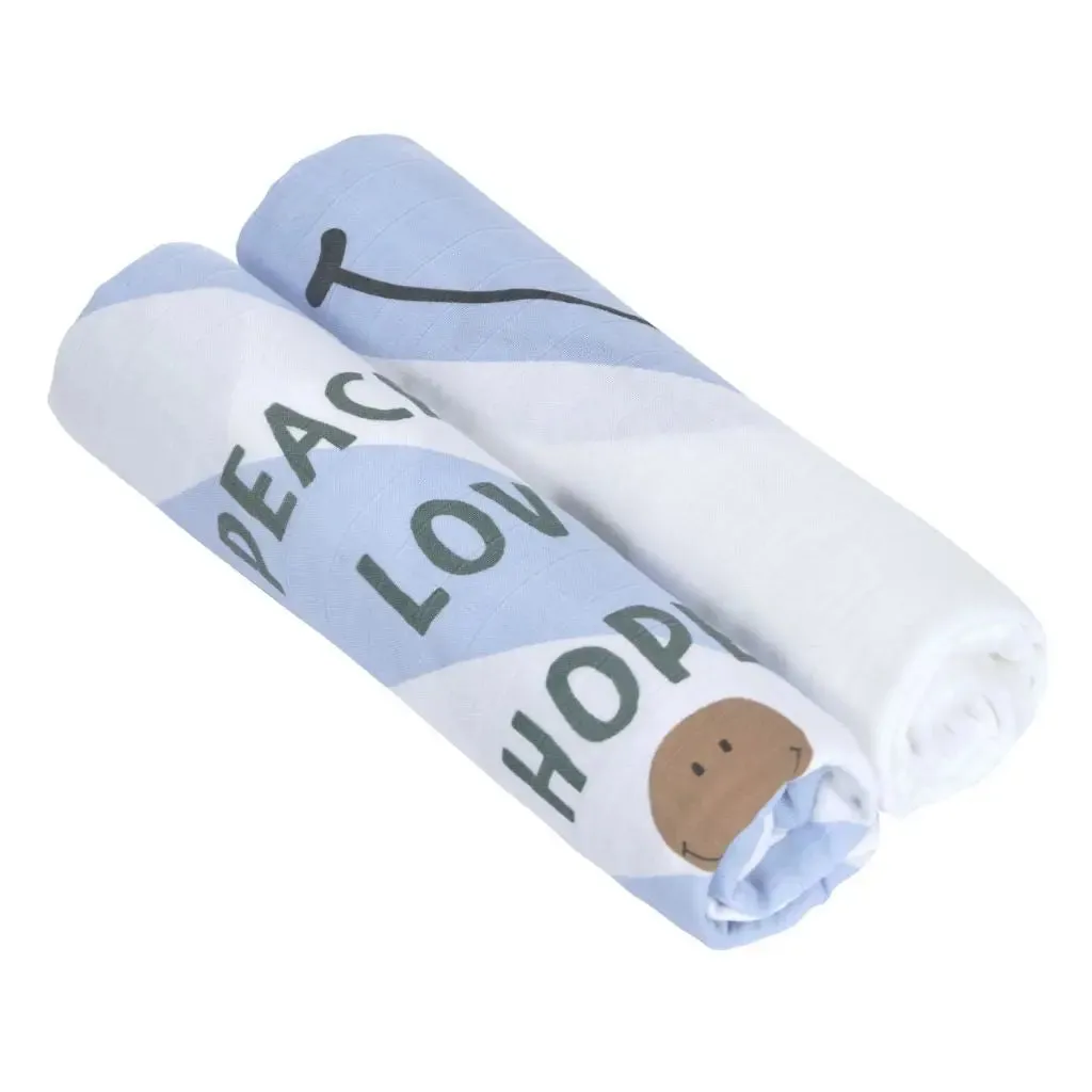 Lässig Happy Rascals langes emmaillotage lot de 2 bambou