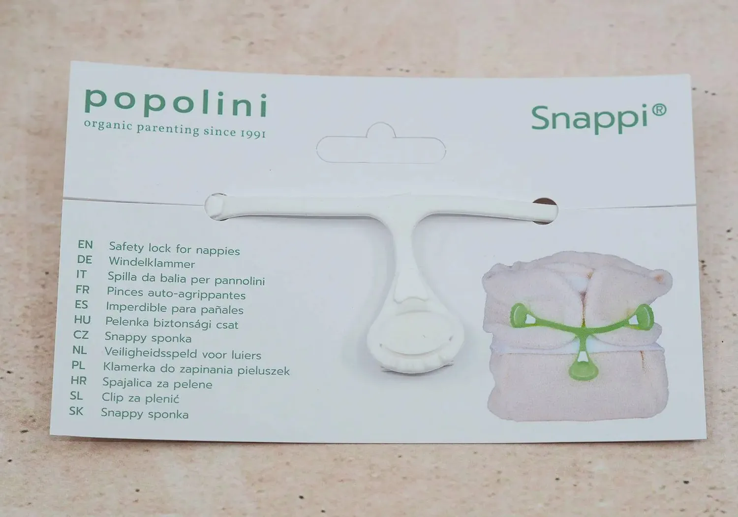Snappi attache lange caoutchouc sécurité