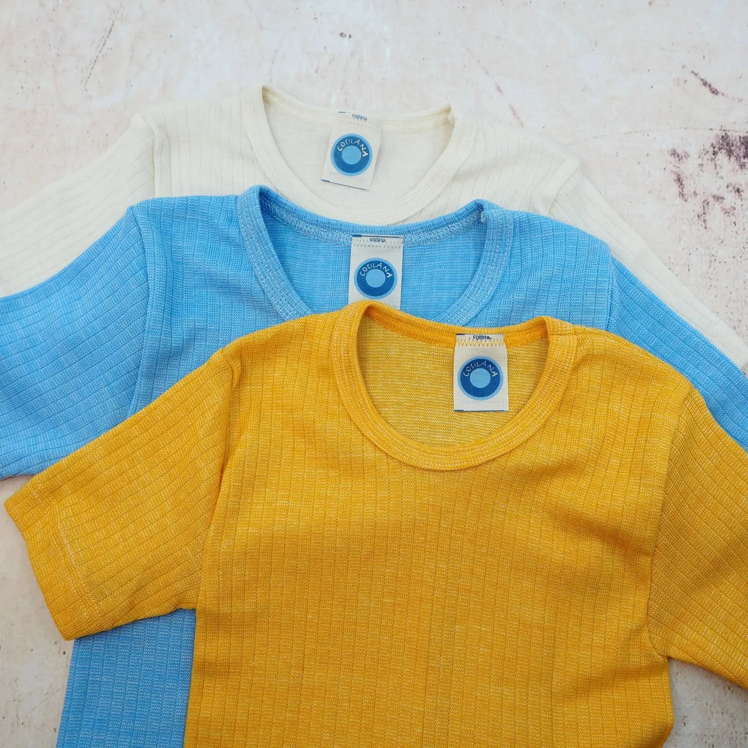 Cosilana T-shirt enfant laine-soie-coton bio