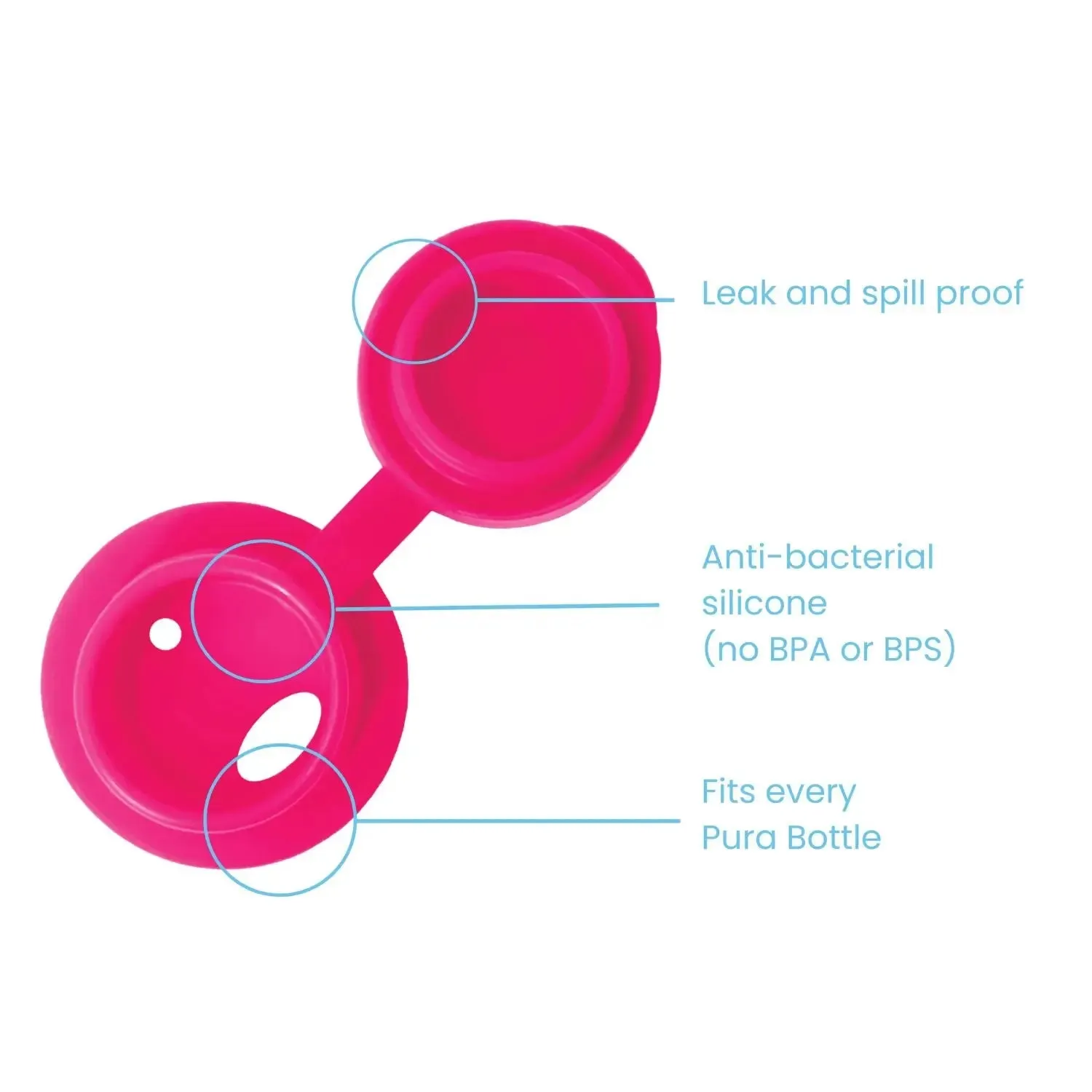 Pura gourde isotherme inox 475 ml sans plastique