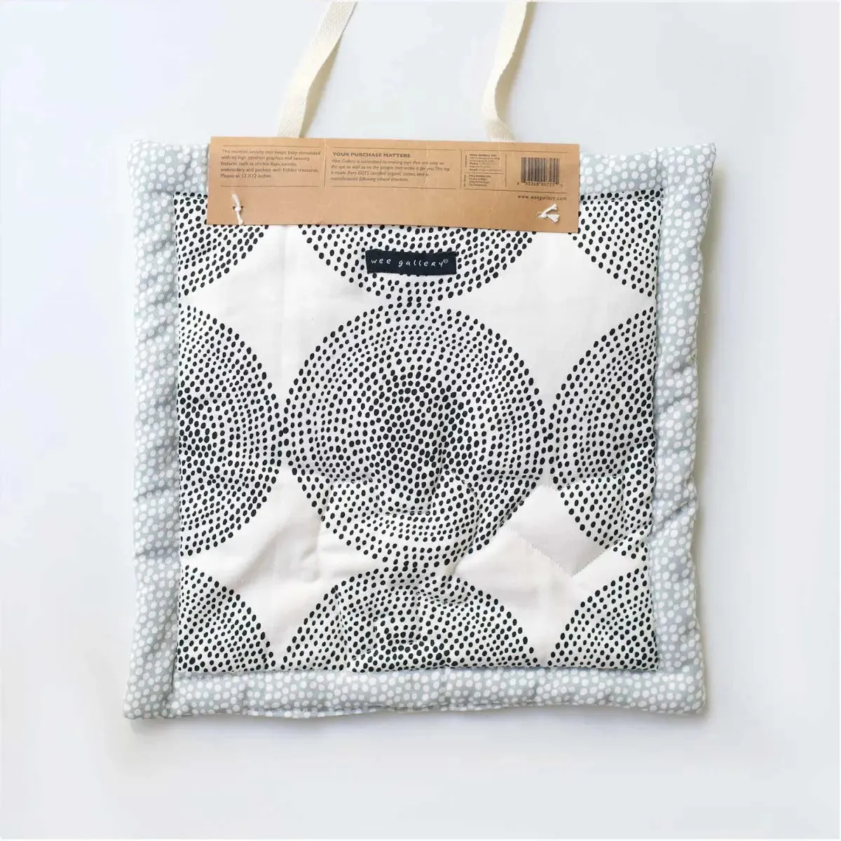 Wee Gallery tapis d'éveil coton bio 30x30 cm