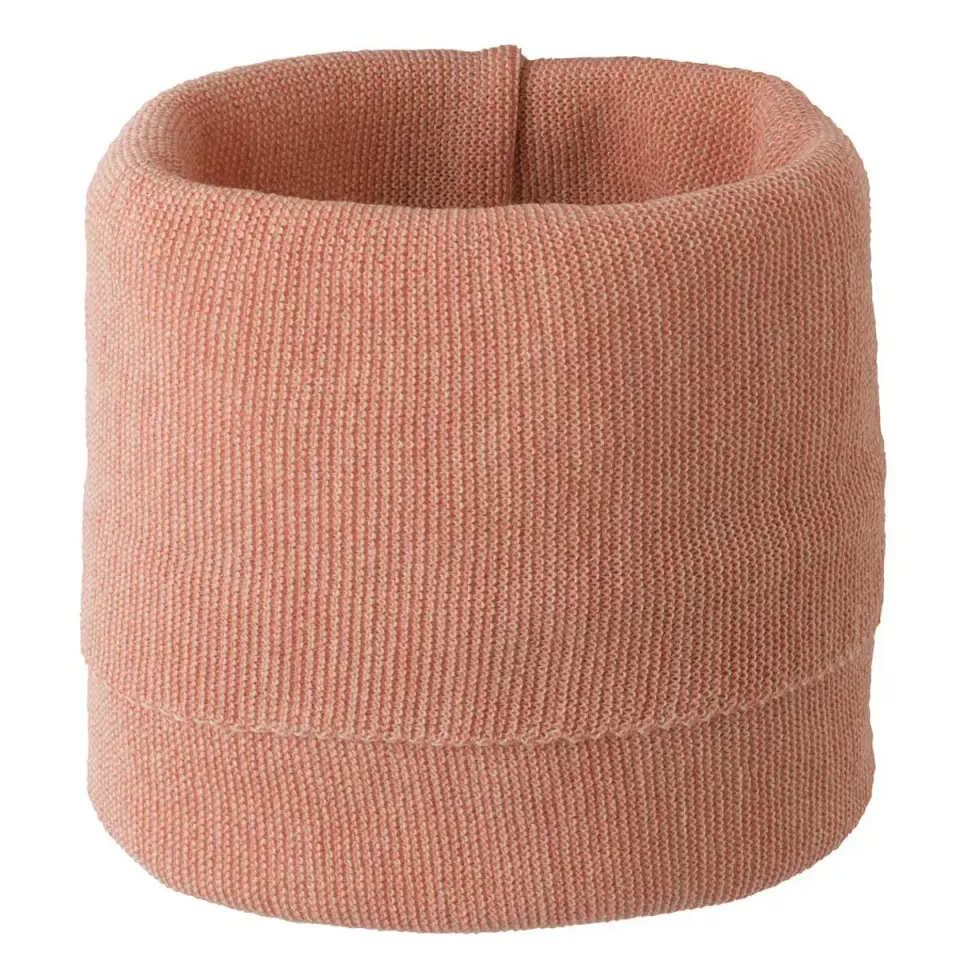 Disana Soft Pink-Natural tour de cou laine mérinos