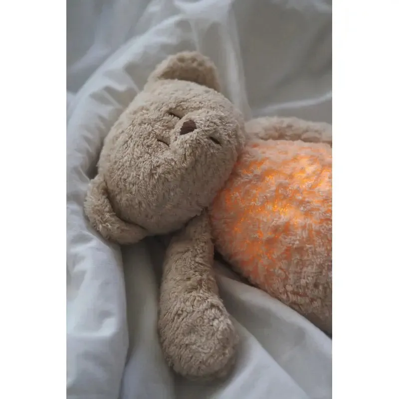 Moonie peluche bruit rose bébé coton bio