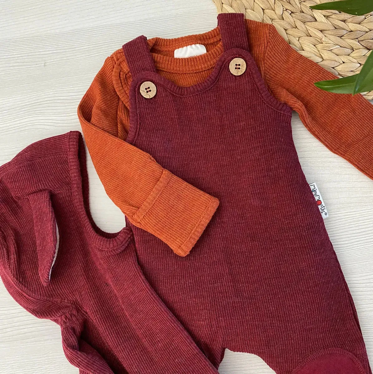 ManyMonths Lambies cagoule laine mérinos oreilles agneau