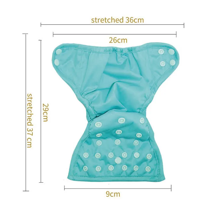 Ecobubs Newborn Hook & Loop surcouche lavable étanche