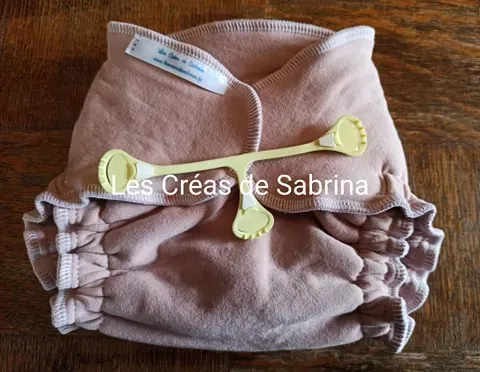 Les Créas de Sabrina couche de nuit moulée coton bio
