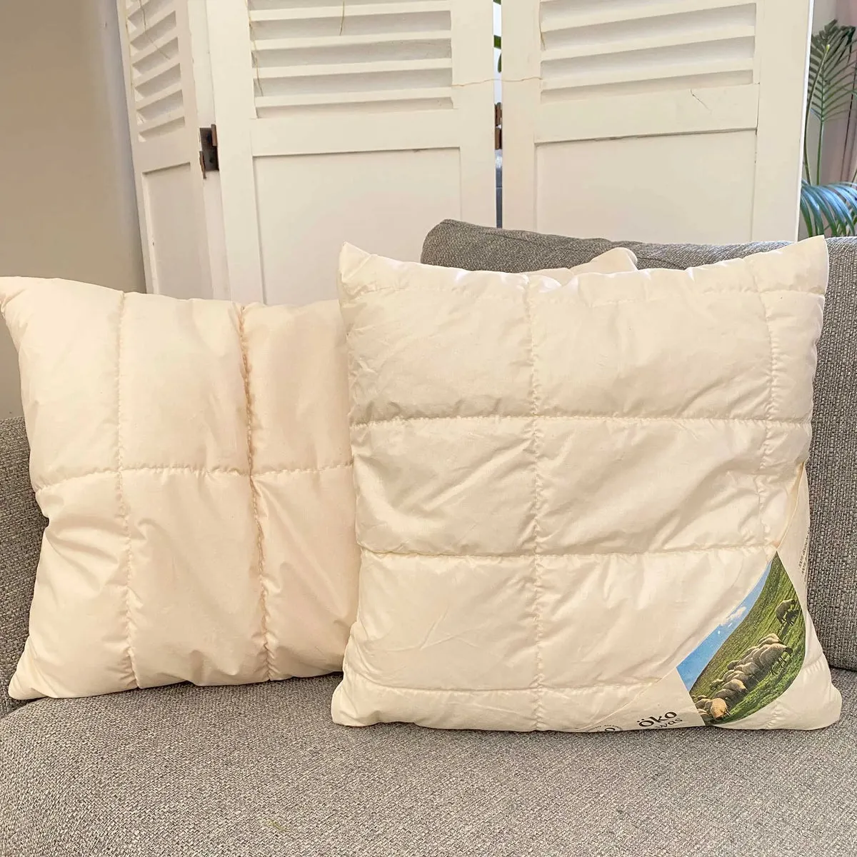 Lil Inappy Sassoupi oreiller laine bio coton bio 40x40 cm