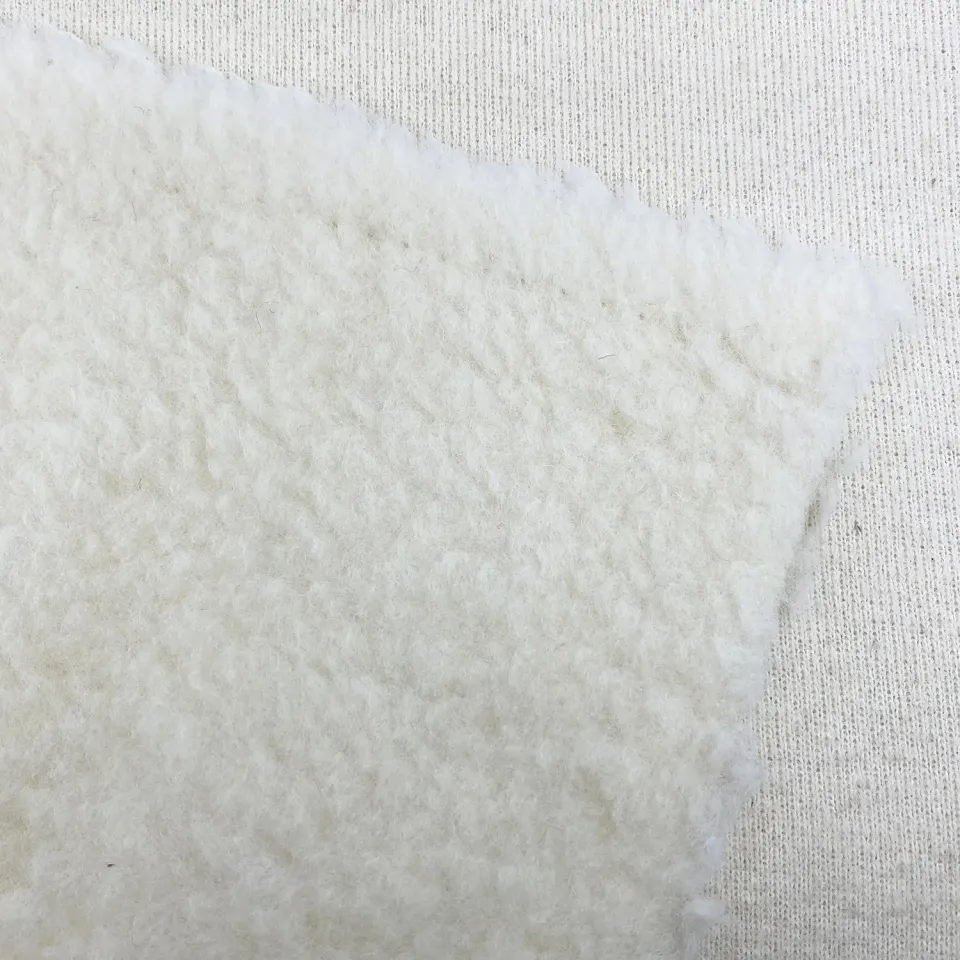 Saling tissu pure laine vierge naturel au mètre 2m
